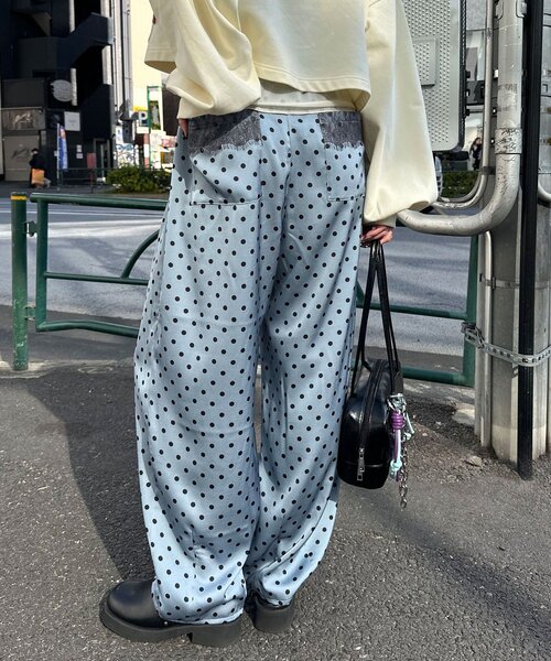 CIAOPANIC（チャオパニック） ワイドパンツ パンツ レースポケット