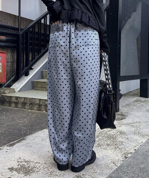 CIAOPANIC（チャオパニック） ワイドパンツ パンツ レースポケット