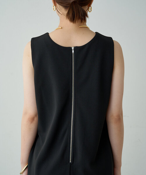 Loungedress（ラウンジドレス） サロペットスカート MEDIUM ブラック