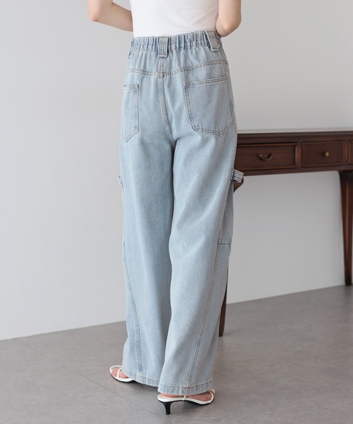 「BLUEEAST」 デニムパンツ LARGE ブルー レディース_画像3