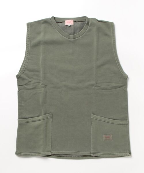 「BIG MIKE」 スウェットカットソー LARGE サンドベージュ メンズ_画像5