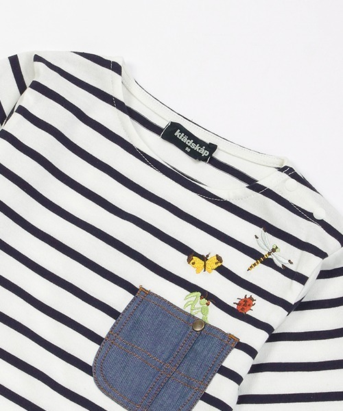 「kladskap」 「KIDS」長袖カットソー 90cm オフホワイト キッズ_画像4