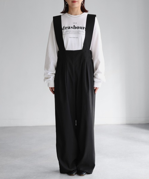 「Riberry」 オーバーオール FREE ブラック レディース_画像5