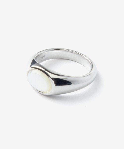 TOM WOOD（トムウッド） 指輪 リング TOM WOOD Joe Ring White MOP