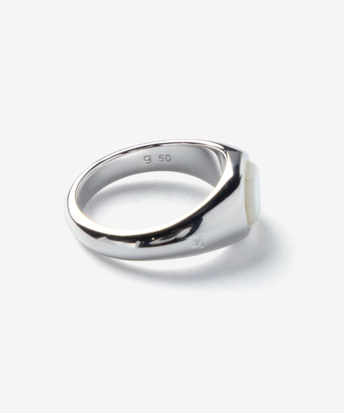 TOM WOOD（トムウッド） 指輪 リング TOM WOOD Joe Ring White MOP