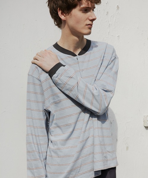 PUBLIC TOKYO（パブリックトウキョウ） tシャツ ナチュラルボーダー