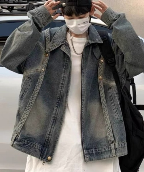 「ROOPTOKYO」 「all runs」デニムジャケット X-LARGE ブルー メンズ_画像3