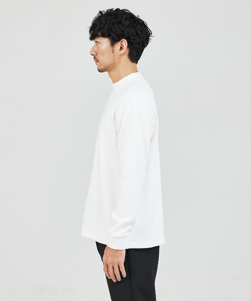 「ABAHOUSE GRAY」 スウェットカットソー 46 グレイッシュベージュ メンズ_画像4
