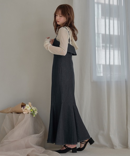 mideal（マイディール） ワンピース denim mermaid cami onepiece