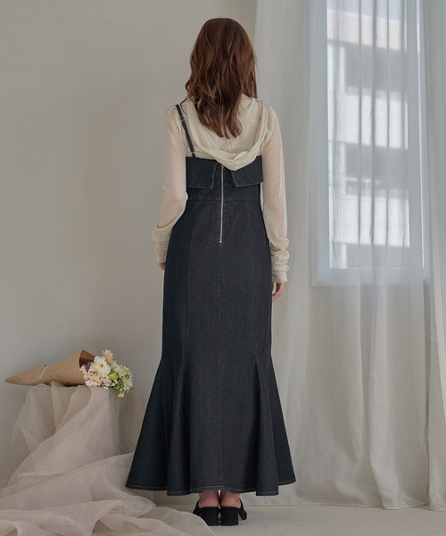 mideal（マイディール） ワンピース denim mermaid cami onepiece