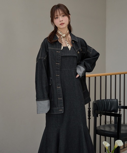 mideal（マイディール） ワンピース denim mermaid cami onepiece