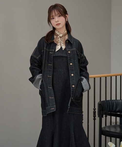mideal（マイディール） ワンピース denim mermaid cami onepiece