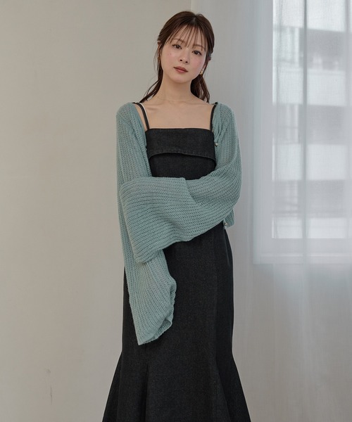 mideal（マイディール） ワンピース denim mermaid cami onepiece