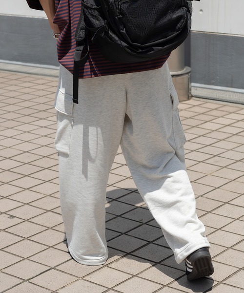 「Perushu」 カーゴパンツ SMALL 杢グレー メンズ_画像7