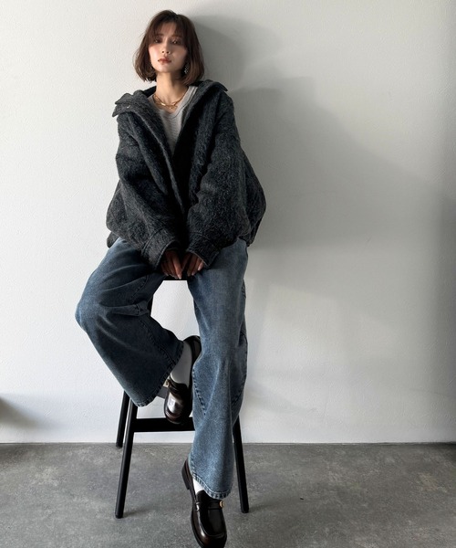 「Classical Evon」 ブルゾン MEDIUM チャコール レディース