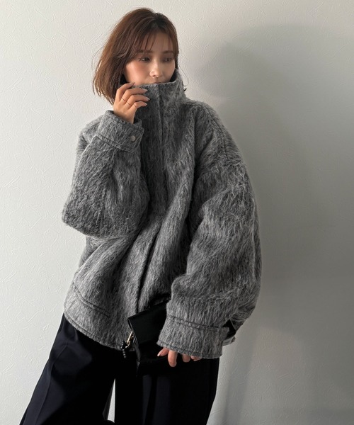 「Classical Evon」 ブルゾン MEDIUM チャコール レディース