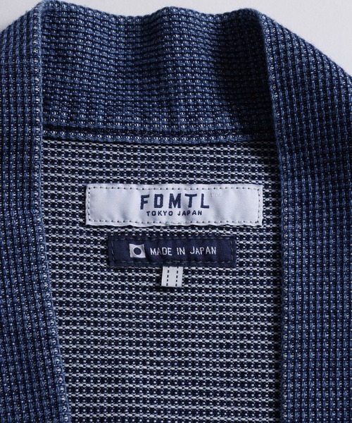 デニムジャケット gジャン FDMTL/ファンダメンタル/HAORI JACKET 3YR WASH メンズ レディースの画像