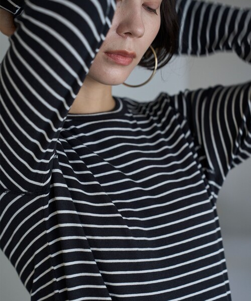 「UNFILO」 長袖カットソー SMALL ブラック レディース_画像5