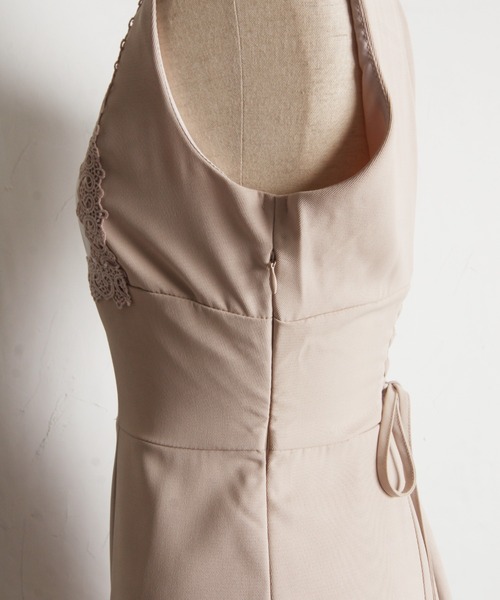 「tocco closet」 ノースリーブワンピース M ネイビー レディース_画像2