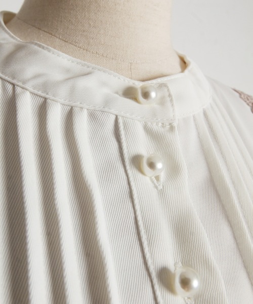 「tocco closet」 ノースリーブワンピース M ネイビー レディース_画像4