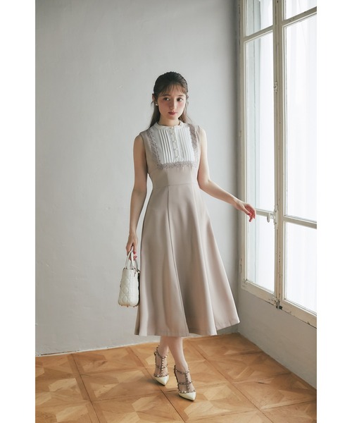 「tocco closet」 ノースリーブワンピース M ネイビー レディース_画像8