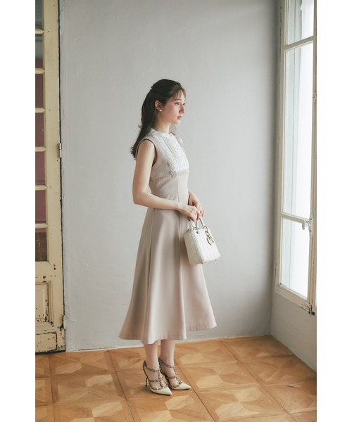 「tocco closet」 ノースリーブワンピース M ネイビー レディース_画像9