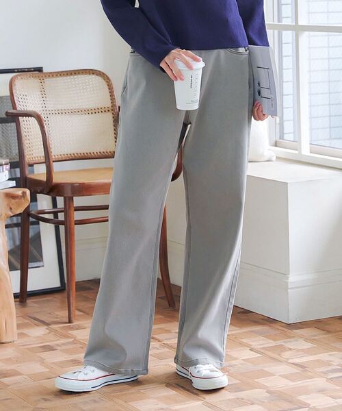 「KOBE LETTUCE」 デニムパンツ L グレー レディース_画像2