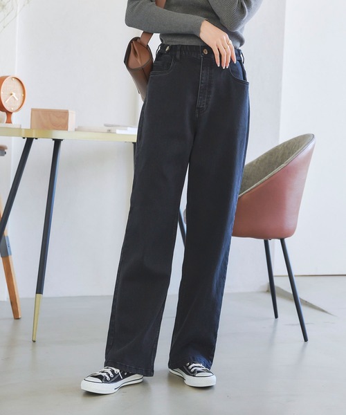 「KOBE LETTUCE」 デニムパンツ L グレー レディース_画像5