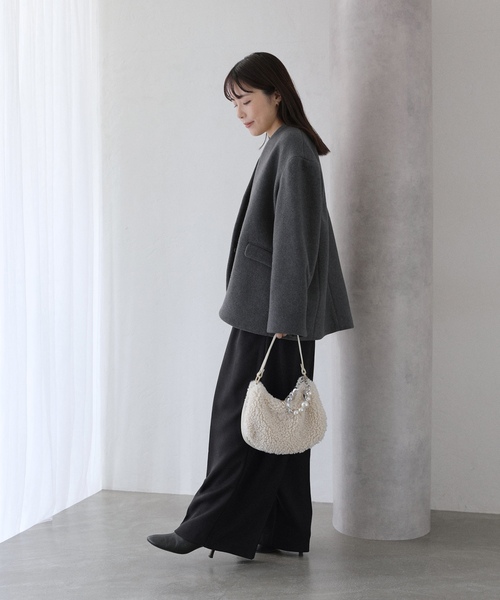 「La TOTALITE」 スラックス 38 ブラウン レディース_画像3