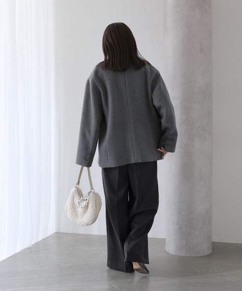 「La TOTALITE」 スラックス 38 ブラウン レディース_画像4