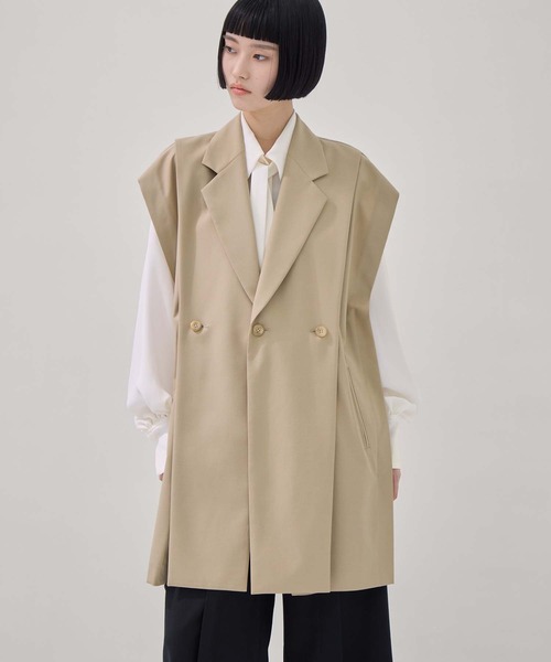 ウジョー UJOH 20AW w belted vest ベスト UJOH（ウジョー） ベスト ジレ STUDIOUS別注 Pocket W Belted Vest