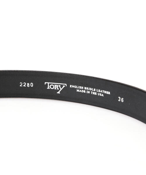 「TORY LEATHER」 ベルト 30 ブラック メンズ_画像7