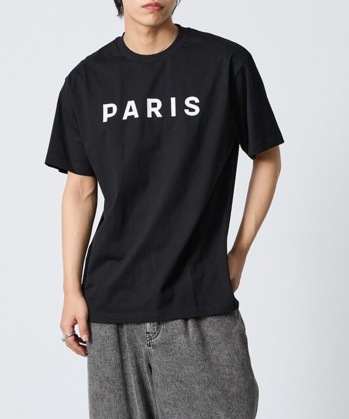サンローランパリ　プリントT シャツ 楽天市場】サンローランパリ トップス Tシャツ ロゴ ハート ホワイト