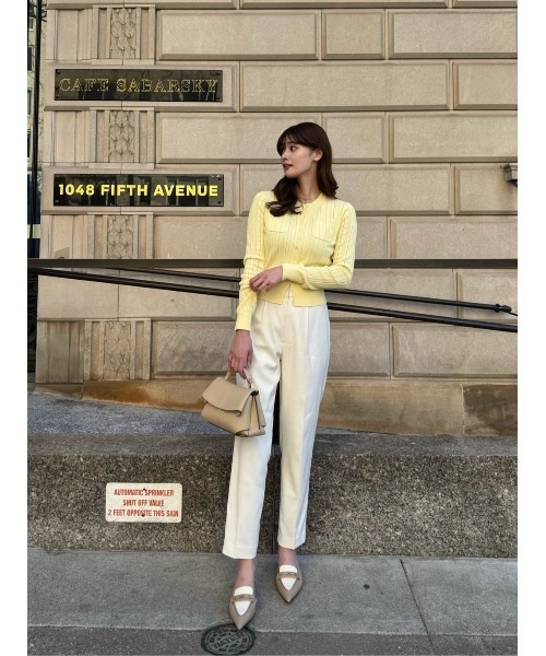 Her lip to パンツ Twill Tapered Pants レディース : ZOZOTOWN Yahoo