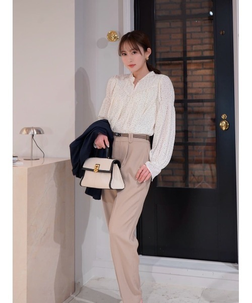 スカート Front Overlap Pants Her Lip To Her lip to パンツ Twill Tapered Pants レディース : ZOZOTOWN Yahoo