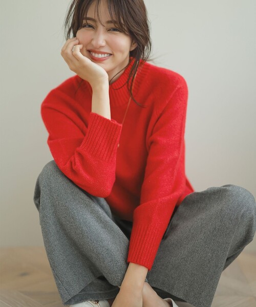 「ANY SIS」 イージーパンツ 3 グレー レディース_画像5