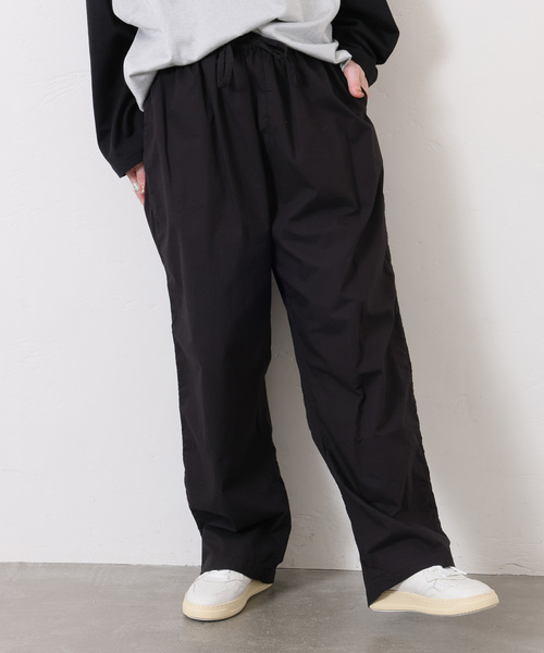ジャーナルスタンダード ラックス journal standard luxe イージーニットパンツ チャコーグレー┃秋冬 フレア ワイド【2400014864809】 JOURNAL STANDARD LUXE（ジャーナルスタンダード ラックス） パンツ