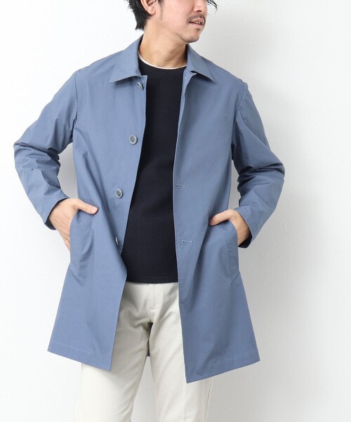 「NOLLEY'S goodman」 ステンカラーコート S カーキ メンズ_画像9