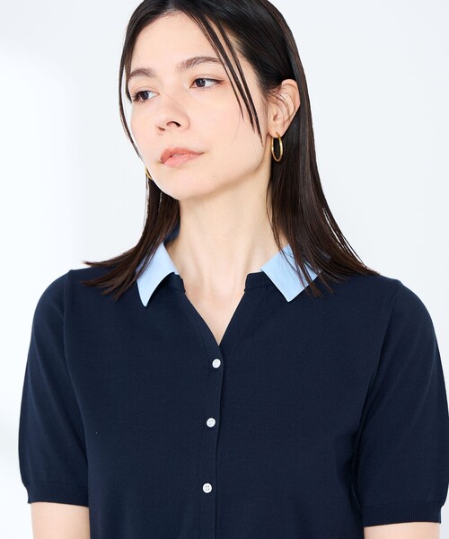 NOLLEY'S Sophi（ノーリーズソフィー） カーディガン 半袖 「手洗い