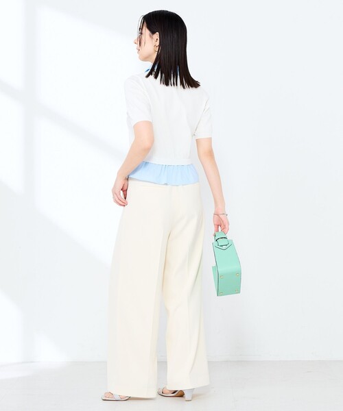 NOLLEY'S Sophi（ノーリーズソフィー） カーディガン 半袖 「手洗い