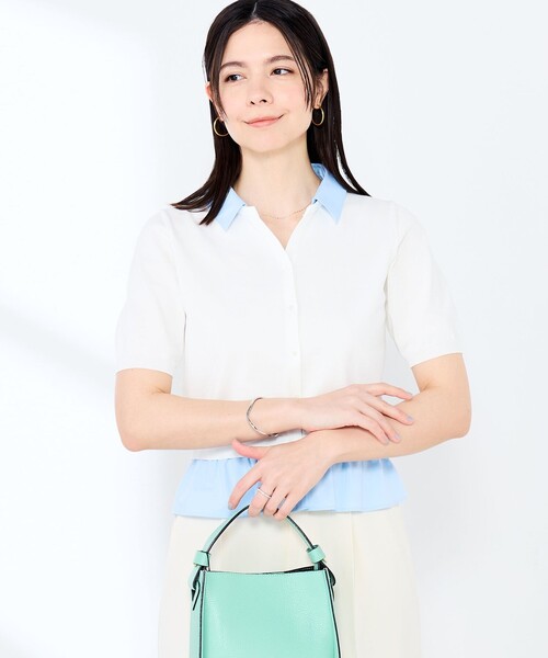 NOLLEY'S Sophi（ノーリーズソフィー） カーディガン 半袖 「手洗い