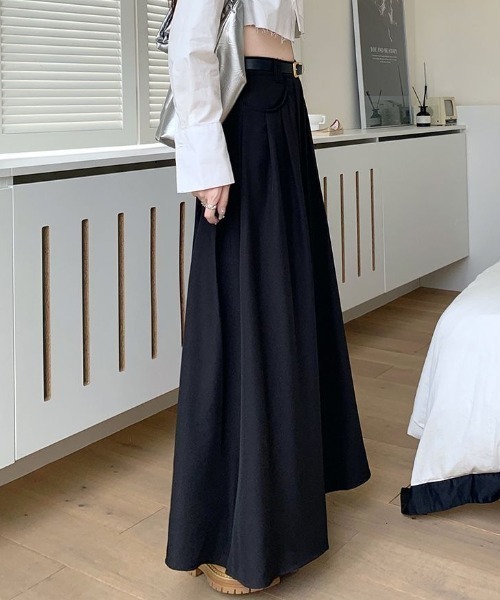 「Per sist ence」 ロングスカート MEDIUM ブラウン レディース_画像3