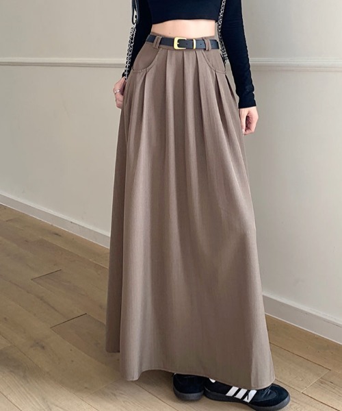 「Per sist ence」 ロングスカート MEDIUM ブラウン レディース_画像5