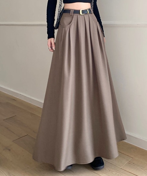 「Per sist ence」 ロングスカート MEDIUM ブラウン レディース_画像8