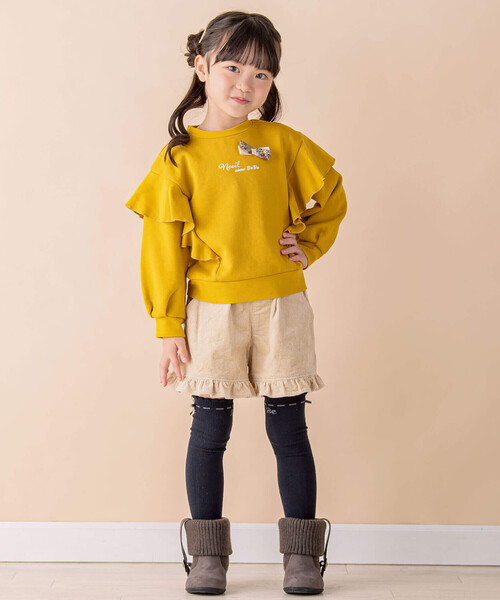 「Noeil aime BeBe」 「KIDS」スウェットカットソー 110cm イエロー キッズ_画像4