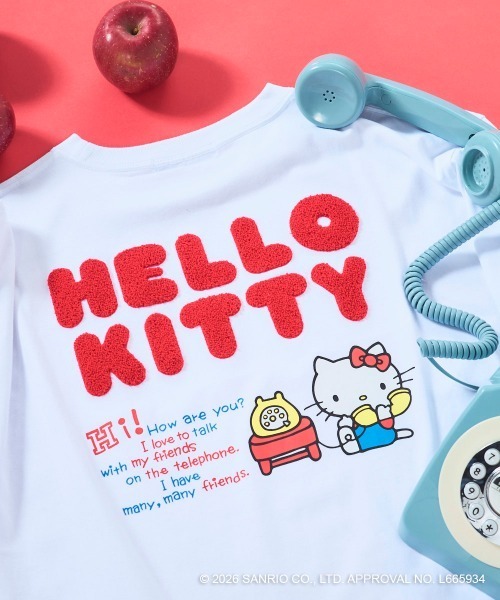 tシャツ 「Ocean Pacific×ハローキティ」レディースハローキティ×OP
