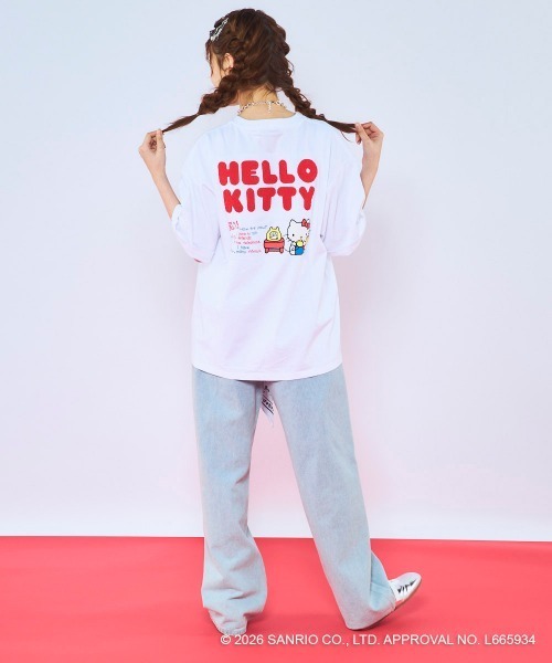 tシャツ 「Ocean Pacific×ハローキティ」レディースハローキティ×OP