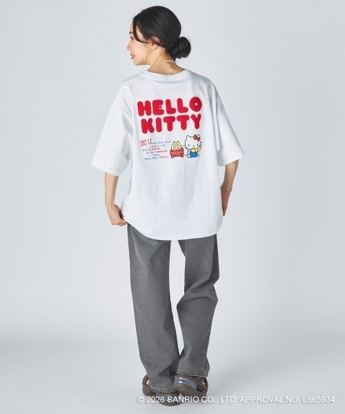 tシャツ 「Ocean Pacific×ハローキティ」レディースハローキティ×OP