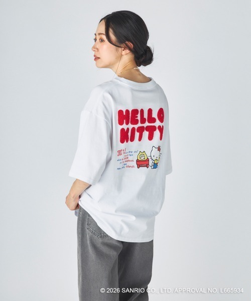 tシャツ 「Ocean Pacific×ハローキティ」レディースハローキティ×OP