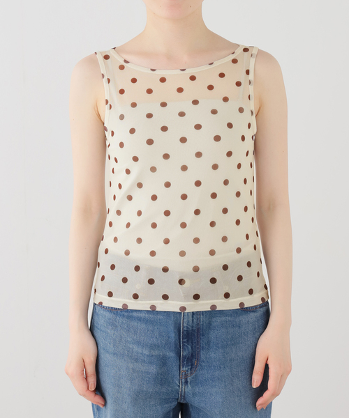 SLOBE IENA（スローブイエナ） tシャツ Hosjerg/ホスビョーグ ドット 